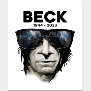 Jeff Beck No 5: Rest In Peace 1944 - 2023 (RIP) Posters and Art